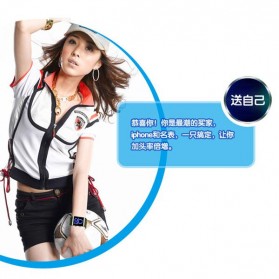 SKMEI Trendy Man and Woman Silicone Strap Watch Water Resistant 30m - 0984 - Black - 12