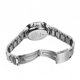 Weide Japan Quartz Stainless Strap Men Sports Watch 30M Water Resistance - WH843 - Silver Black - 6