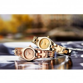 KINGSKY Fashion Quartz Stainless Strap Women Watch 30M Water Resistance - KY080-1 - Copper - 4