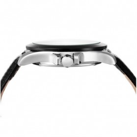 SKONE Casual Men Leather Strap Watch Water Resistant 10m - 9180 - Black - 4