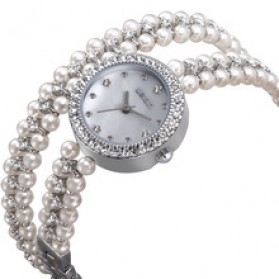 WEIQIN Casual Woman Stainless Steel Watch Water Resistant 10m - W4783 - Silver - 2