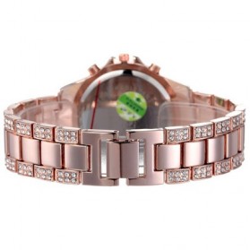 WEIQIN Casual Woman Stainless Steel Watch Water Resistant 10m - W4334 - Golden - 3