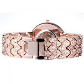 WEIQIN Casual Woman Stainless Steel Watch Water Resistant 10m - W4243 - White/Gold - 2