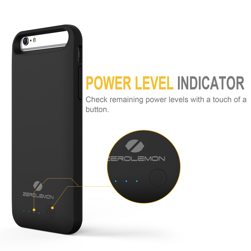 ZeroLemon Slim Juicer iPhone 6/6s Battery Charging Case 3100mAh - Y610 ...