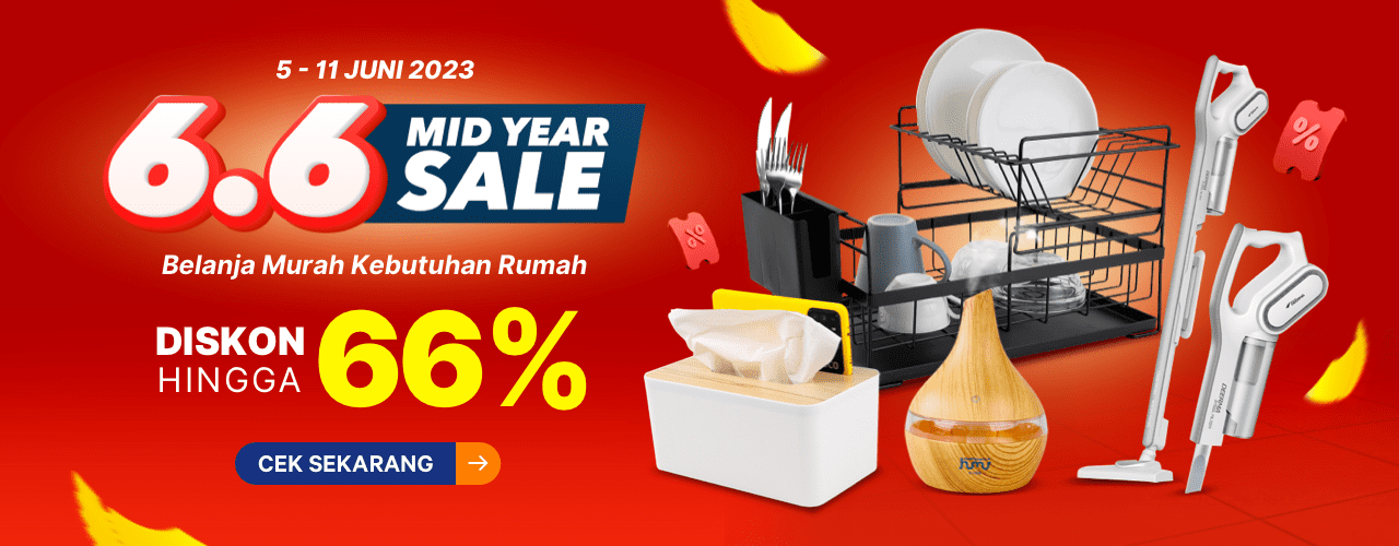 6.6 Mid Year Sale  Belanja Murah Kebutuhan Rumah