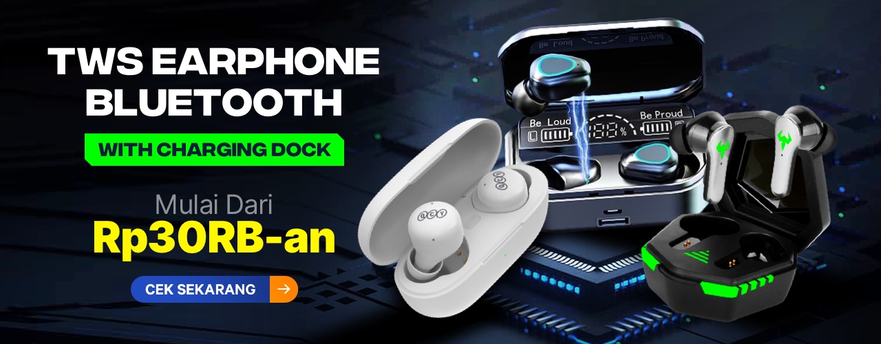 TWS Earphone Bluetooth With Charging Dock 