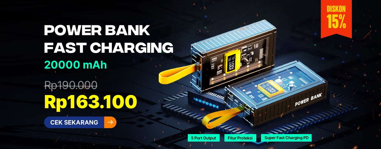 Power Bank Fast Charging 20000 mAh