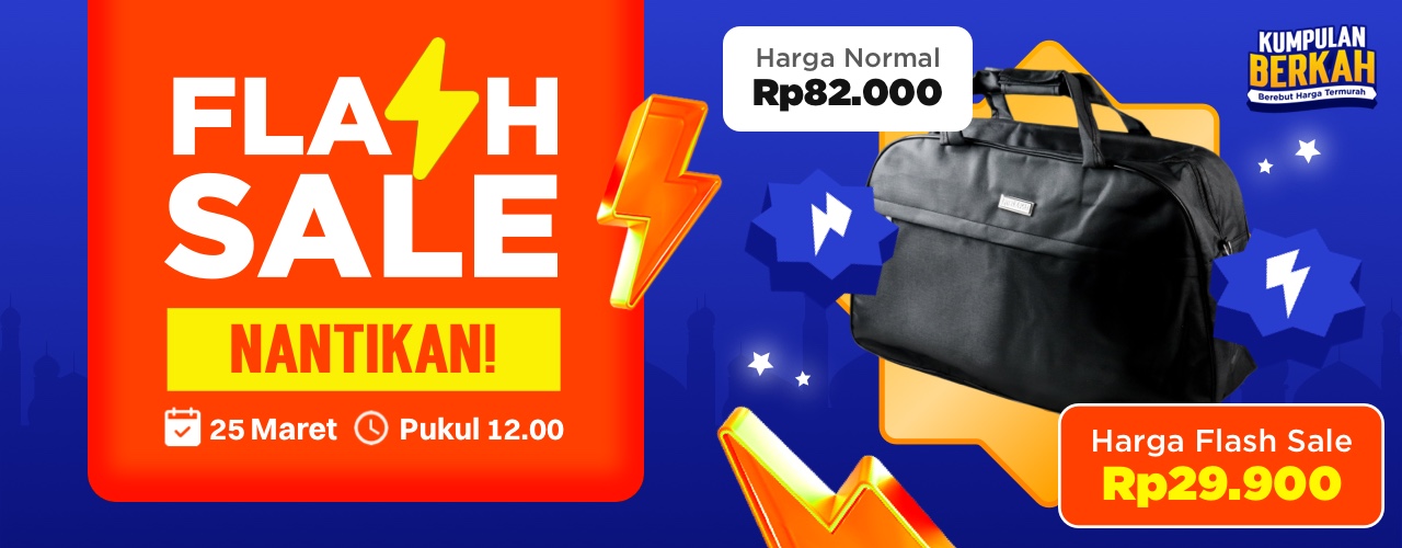 Flash Sale Berkah Ramadan - Tas Travel