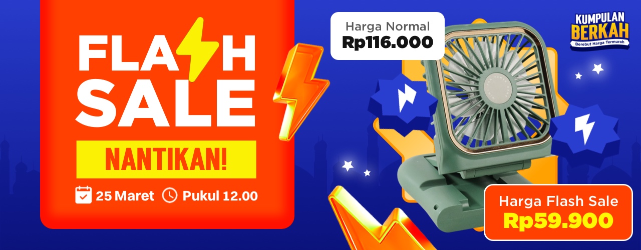 Flash Sale Berkah Ramadan - Kipas Portable