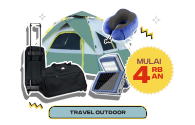 perlengkapan travel outdoor