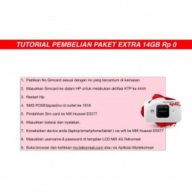 Huawei E5575s Modem 4G MiFi Unlock + Bundling Telkomsel - Black - 9