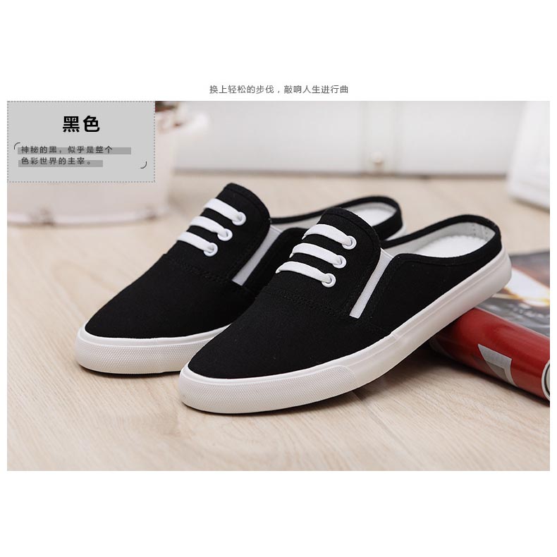 Feiyao Sepatu Sandal  Selop  Wanita  Size 37 Black 
