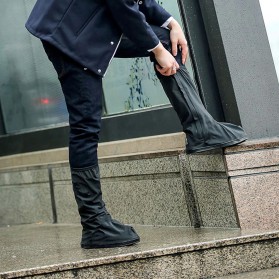 Qiilu Rain Cover Hujan Sepatu Size L - JY-819 - Black - 3