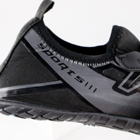 Loekeah Sepatu Pantai Olahraga Air Aqua Shoes Size 42 - 1818 - Black - 5