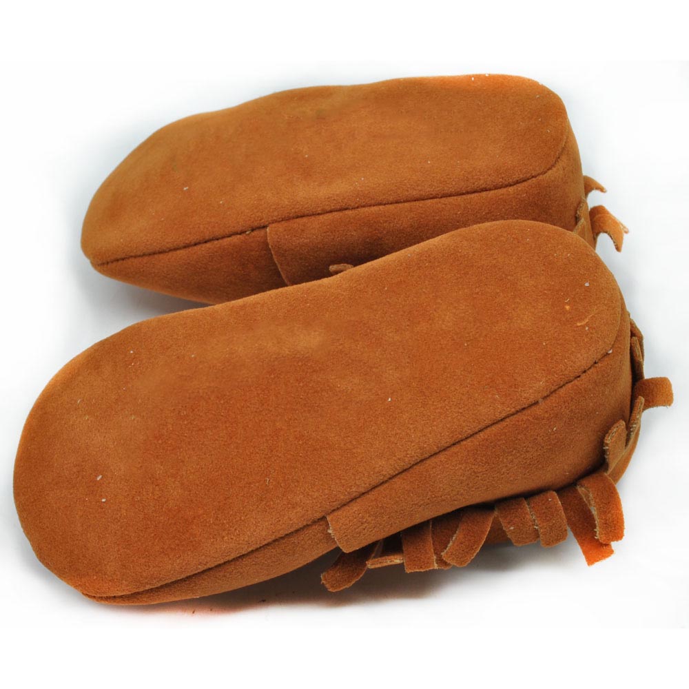 Sepatu Bayi Beludru 12CM - Brown - JakartaNotebook.com