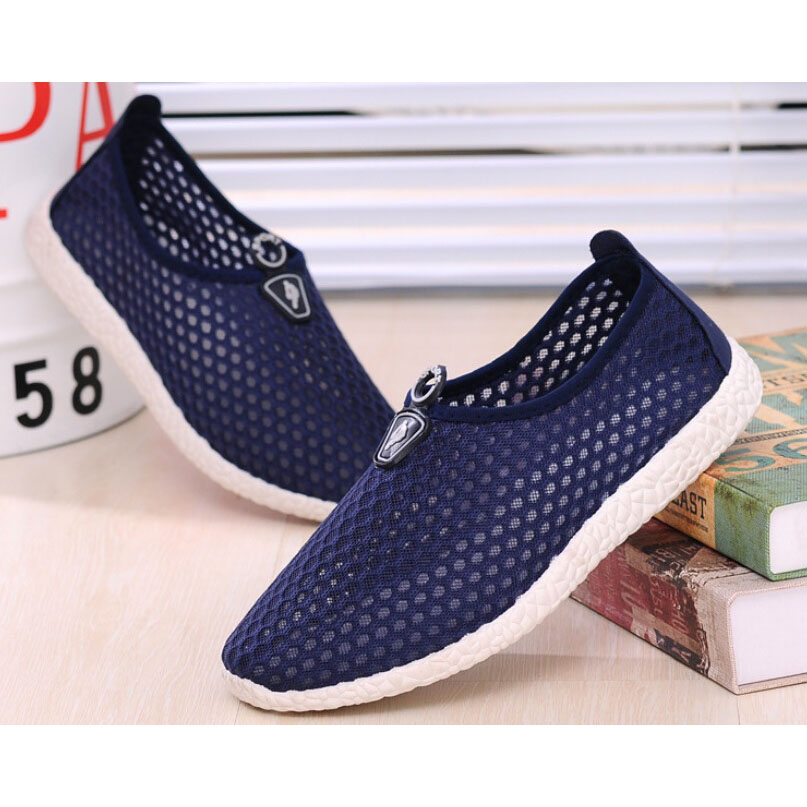 sepatu slip on mesh kasual pria size 41 blue jakartanotebook sepatu slip on mesh kasual pria size 41 blue jakartanotebook
