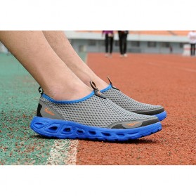 Sepatu Slip On Sport Pria Size 41 - Blue - 3