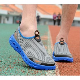 Sepatu Slip On Sport Pria Size 41 - Blue - 4