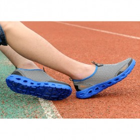 Sepatu Slip On Sport Pria Size 41 - Blue - 5