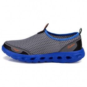 Sepatu Slip On Sport Pria Size 41 - Blue - 6