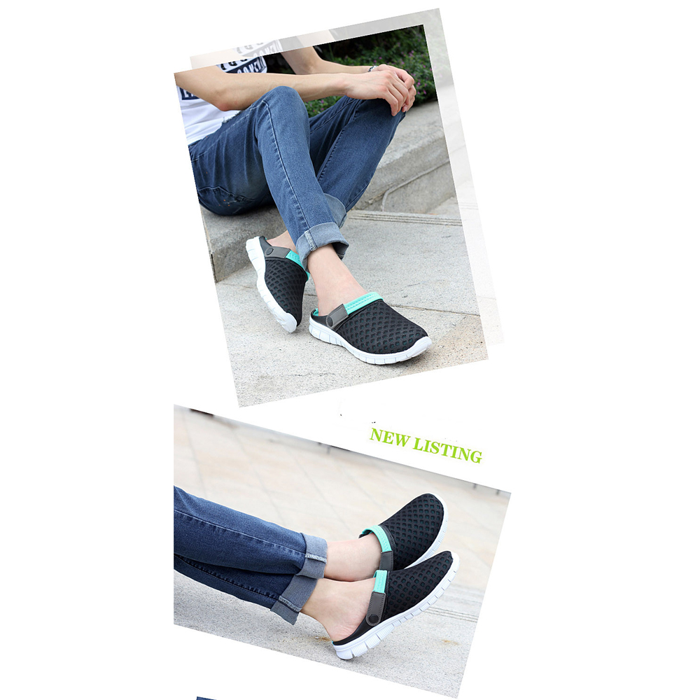  Sepatu  Sandal  Slip On Santai  Pria Size 38 Blue 