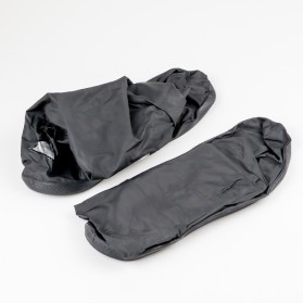 Rhodey Rain Cover Hujan Sepatu dengan Reflektor Cahaya Size XL 43-45 - H-212 - Black - 3