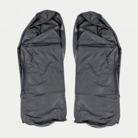 Rhodey Rain Cover Hujan Sepatu dengan Reflektor Cahaya Size XL 43-45 - H-212 - Black - 10