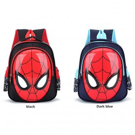 Toddi Tas Ransel Sekolah Anak Backpack Model Spiderman - 1801 - Dark Blue - 5
