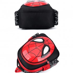 Toddi Tas Ransel Sekolah Anak Backpack Model Spiderman - 1801 - Dark Blue - 6