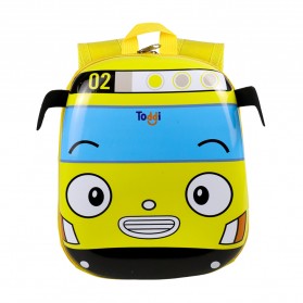 Toddi Tas Ransel Sekolah Anak Backpack Model Bus Tayo - E-300 - Yellow
