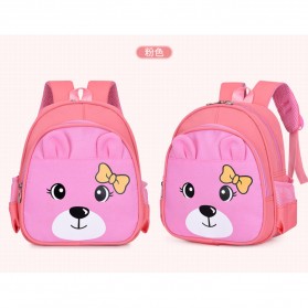 SUNEIGHT Tas Sekolah Anak Karakter Kartun Lucu 3D - AD8750 - Pink