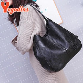 JINGPIN Tas Selempang Wanita Shoulder Bag - 9918 - Black - 3
