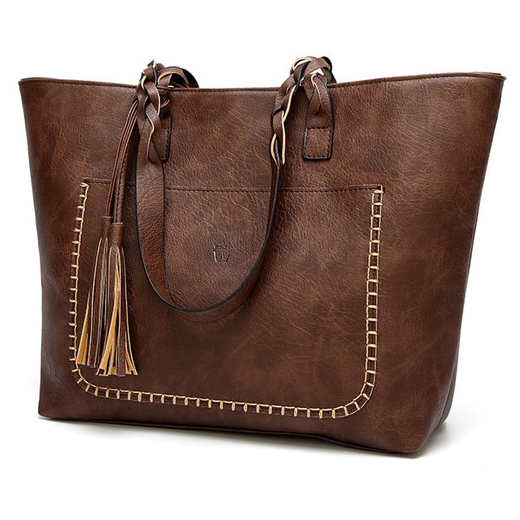 WEIMEIBAIGE Tas Selempang Tote Wanita Vintage Shoulder Bag 963200