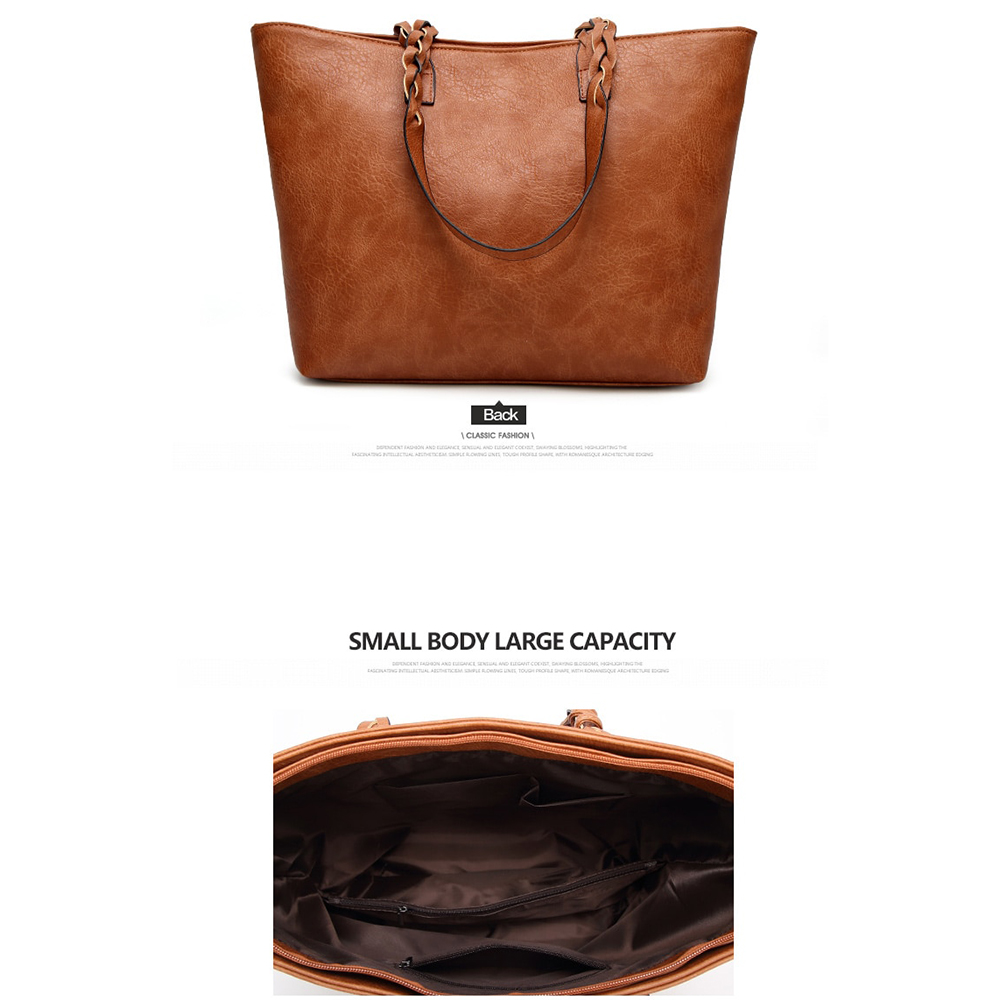 WEIMEIBAIGE Tas Selempang Tote Wanita Vintage Shoulder Bag - 963200