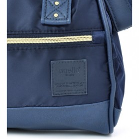 Anello Tas Selempang 2 Way Boston PU+Nylon Sling Bag - Beige - 5
