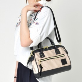Anello Tas Selempang 2 Way Boston PU+Nylon Sling Bag - Beige - 6