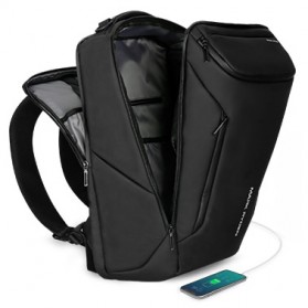 Laptop / Notebook - Mark Ryden Tas Ransel Laptop dengan USB Charger Port Upgrade Version - MR9031 - Black