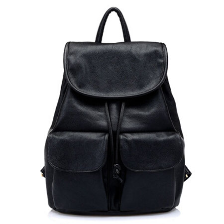 tas kulit backpack wanita