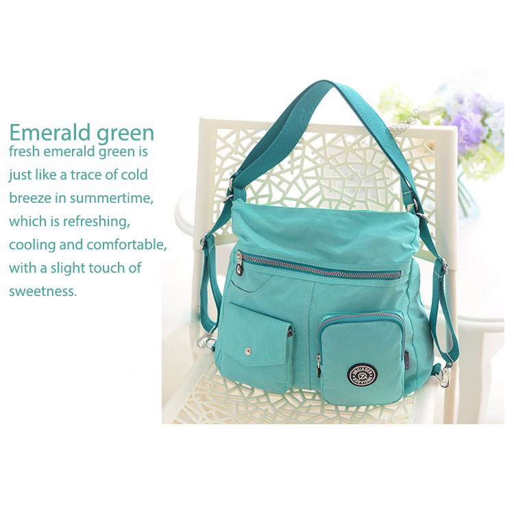 Tas Ransel Tote Bag Wanita - Green - JakartaNotebook.com
