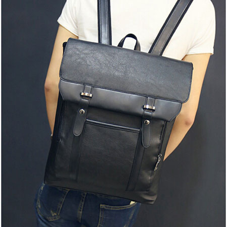tas ransel kulit roll top black jakartanotebook tas ransel kulit roll top black jakartanotebook