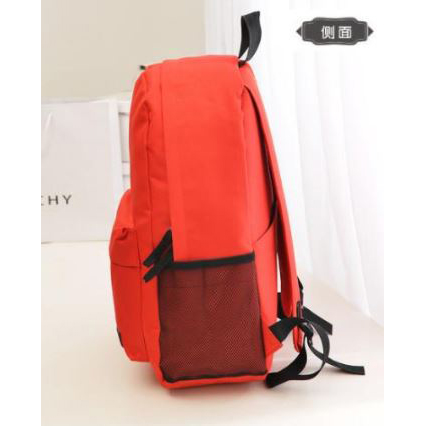 Tas Backpack Canvas Model Polos - Black - JakartaNotebook.com