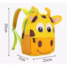  Tas  Sekolah  Anak Gambar Kartun  Hewan Lucu Yellow 