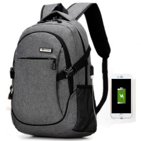 tas ransel laptop oxford pria dengan usb charger port black jakartanotebook tas ransel laptop oxford pria dengan usb charger port black jakartanotebook