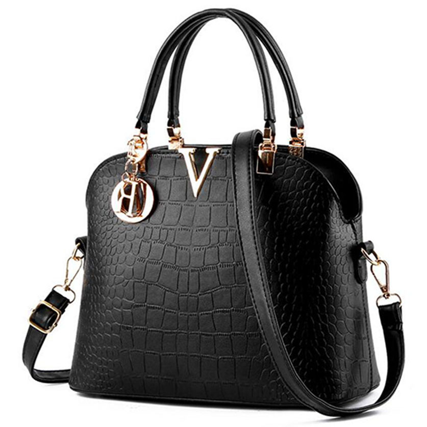 Tas Selempang Wanita Crocodile Black JakartaNotebook com