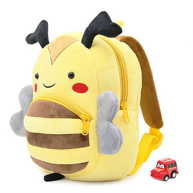 Tas Sekolah Anak Karakter Hewan 3D Model Lebah Yellow Tas Sekolah Anak Karakter Hewan 3D Model Lebah Yellow