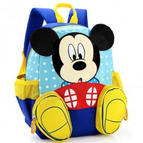 Tas Ransel Anak Model Kartun Mickey dan Minnie Mouse - Blue - 1