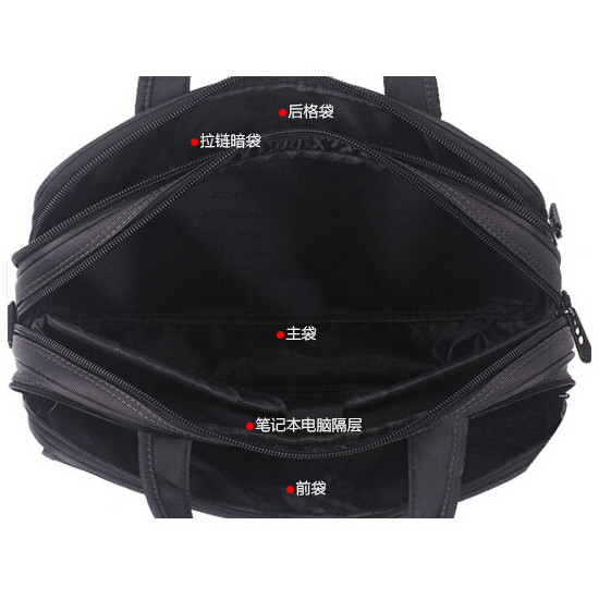 Tas Jinjing Selempang Kantor Pria - 3290 - Black - JakartaNotebook.com