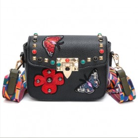 Tas Selempang Wanita Luxury Handbag - SABED1866 - Black - 1