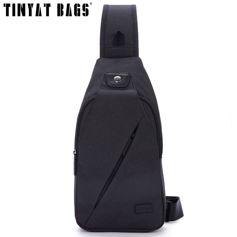 TINYAT Tas Selempang Sling Bag T609 Black TINYAT Tas Selempang Sling Bag T609 Black