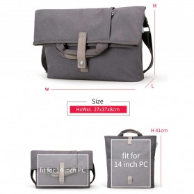 MUZEE Tas Selempang Messenger Bag - ME-1125 - Black - 8